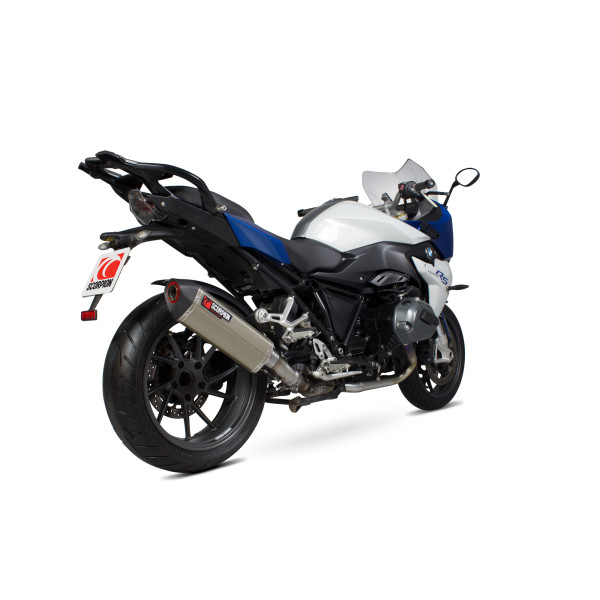 Scorpion Exhaust BMW R1200 R / R1200 RS 2015 - 2018 Serket Parallel Slip-on Titanium Sleeve